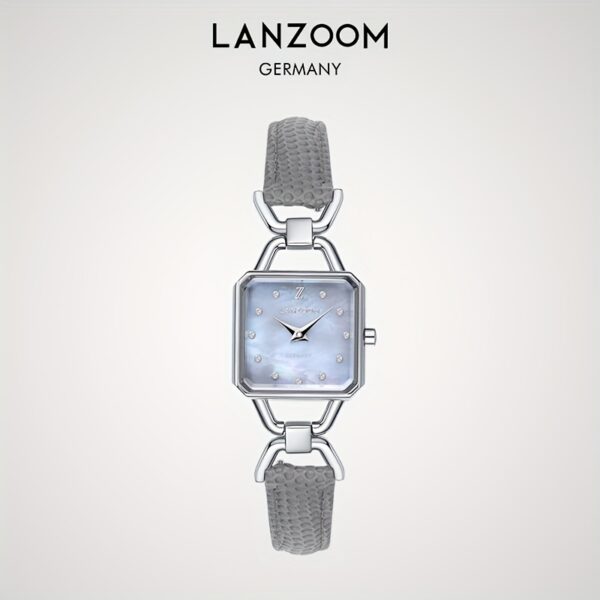 Newness Celestial Dusk Square Quartz Watch, showcasing its modern square design and elegant details.