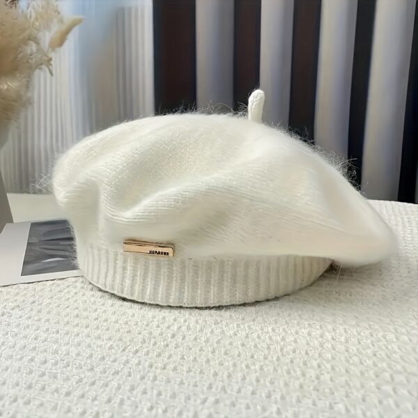 Newness Parisian Chic Vintage Beret Hat in classic style, lightweight and warm, perfect for fall and winter.