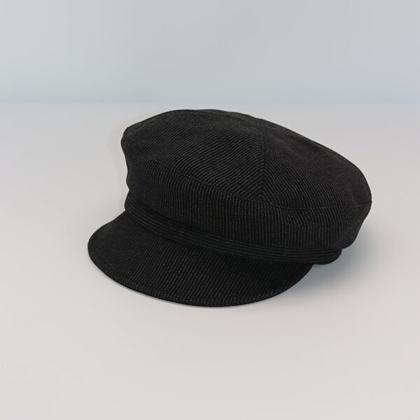 Unisex brown Boulevard Newsboy Cap by Newness, perfect for fall and winter. Lightweight, warm, and adjustable for a comfortable fit.