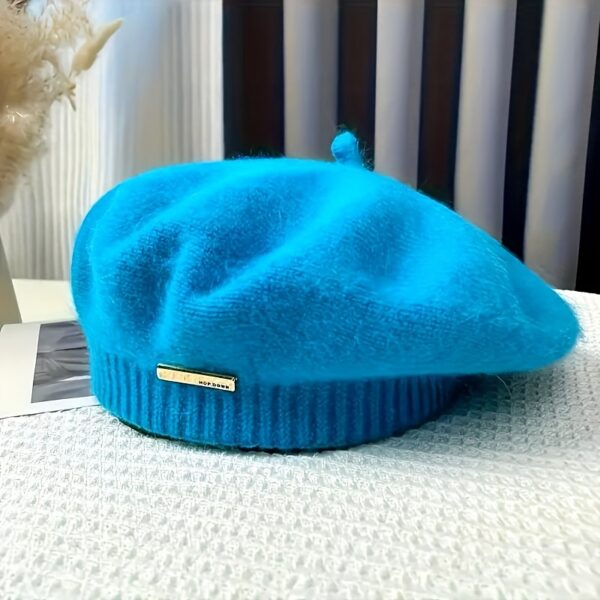 Newness Parisian Chic Vintage Beret Hat in classic style, lightweight and warm, perfect for fall and winter.