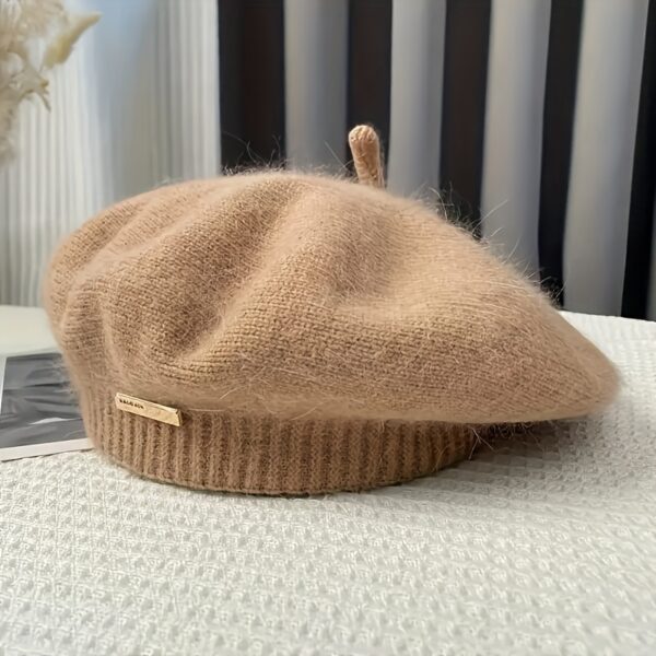 Newness Parisian Chic Vintage Beret Hat in classic style, lightweight and warm, perfect for fall and winter.