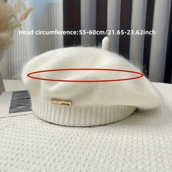 Newness Parisian Chic Vintage Beret Hat in classic style, lightweight and warm, perfect for fall and winter.
