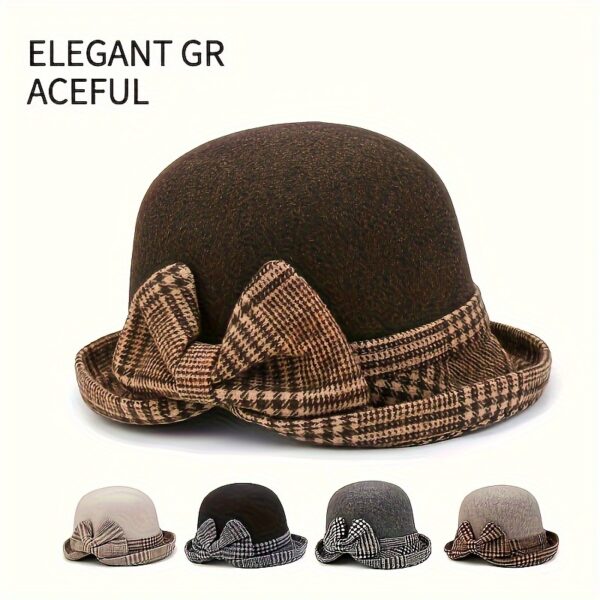 The Audrey Bowknot Fedora Hat