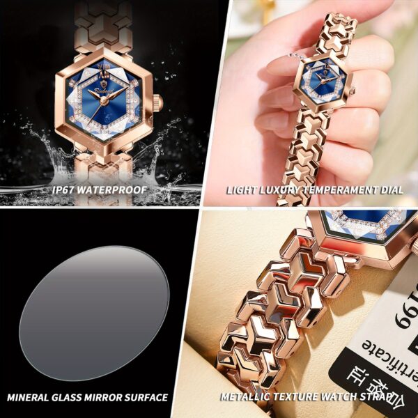 Newness Celestial Dusk Women's Rose Gold Watch: A sophisticated rose gold watch, perfect for any occasion.
