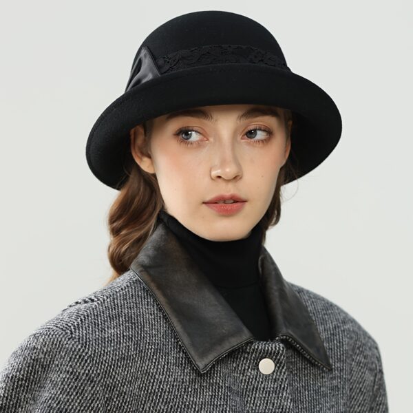 Parisian Nights Wool Bucket Hat