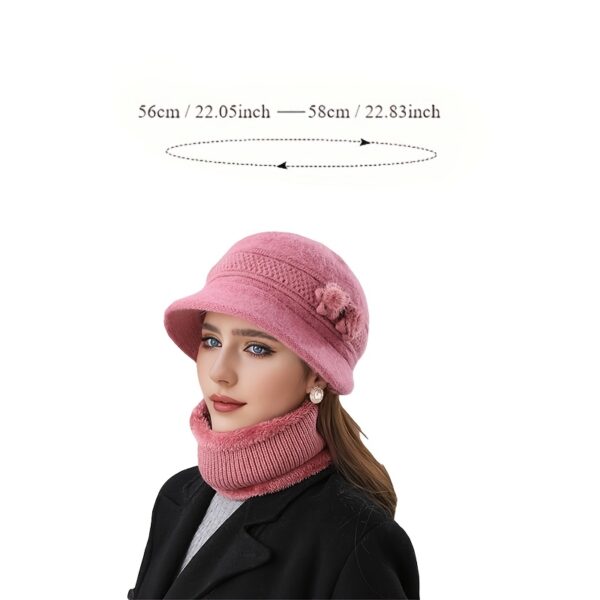 Stay cozy and chic this winter with the Newness Vienna Nights Floral Winter Hat. Featuring a beautiful floral design, this hat is perfect for winter outings and holiday gatherings.