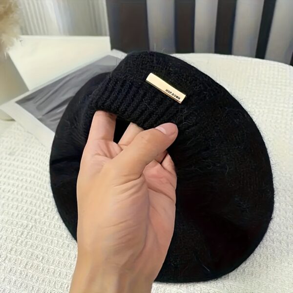 Newness Parisian Chic Vintage Beret Hat in classic style, lightweight and warm, perfect for fall and winter.