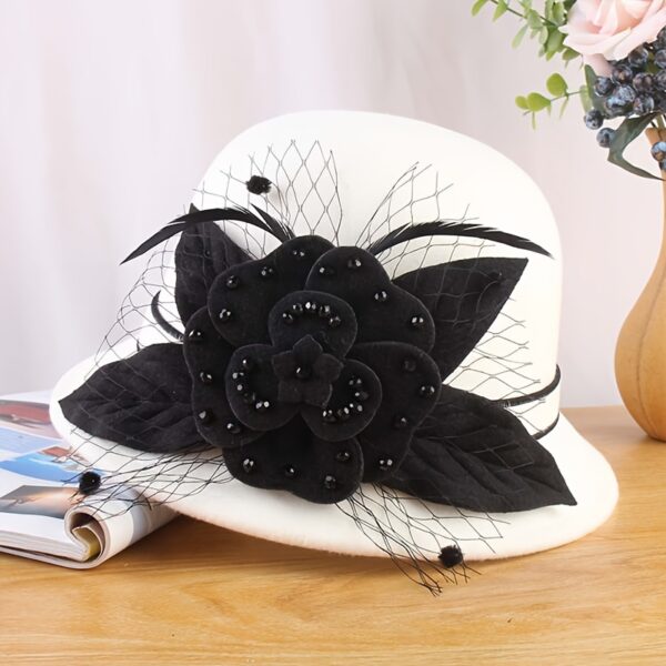 Wintertide Beaded Bucket Hat