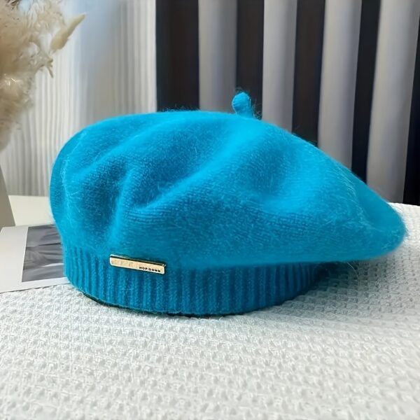 Newness Parisian Chic Vintage Beret Hat in classic style, lightweight and warm, perfect for fall and winter.