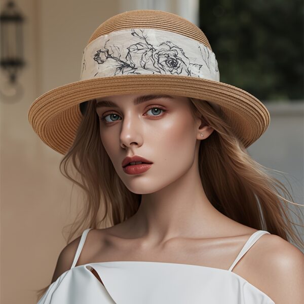 St. Tropez Floral Print Bucket Hat