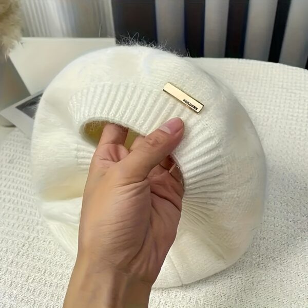 Newness Parisian Chic Vintage Beret Hat in classic style, lightweight and warm, perfect for fall and winter.