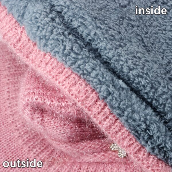 The Newness Cozy Escape Winter Warm Set: a stylish and cozy outfit perfect for holiday outings and cold-weather adventures. Model showcases the chic design and warm fabrics.