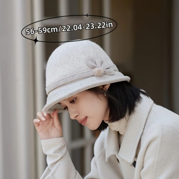 Newness Parisian Promenade Winter Bucket Hat in stylish [color] - Stay warm and chic.