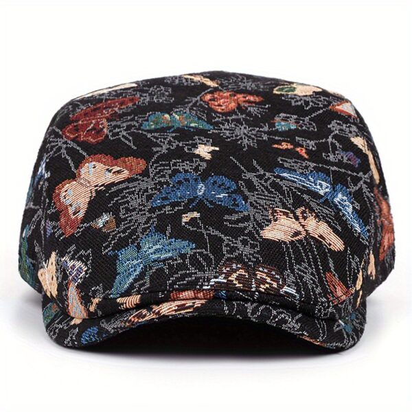 Stylish Newness Sunset Hues Embroidered Bucket Hat in soft, summery colors. Lightweight and breathable, perfect for sunny days.