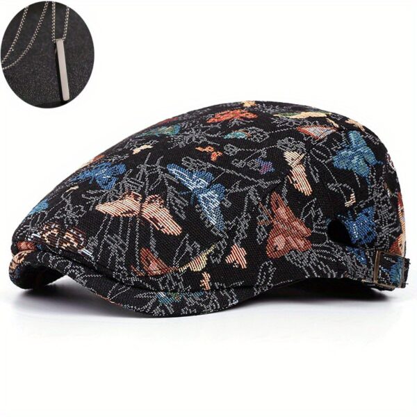 Stylish Newness Sunset Hues Embroidered Bucket Hat in soft, summery colors. Lightweight and breathable, perfect for sunny days.
