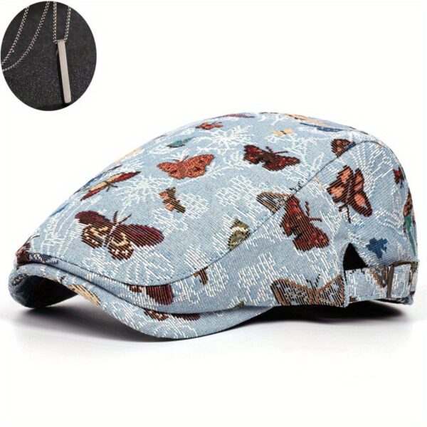 Stylish Newness Sunset Hues Embroidered Bucket Hat in soft, summery colors. Lightweight and breathable, perfect for sunny days.