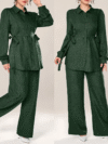 The Cairo Chic Two Piece Set by Newness in luxurious polyester A stylish and comfortable two piece outfit perfect for any occasion