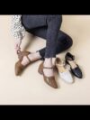 Newness Elevated Comfort Platform Mary Janes in black showcasing the platform sole and Mary Jane strap design The shoes are stylish and comfortable perfect for everyday wear