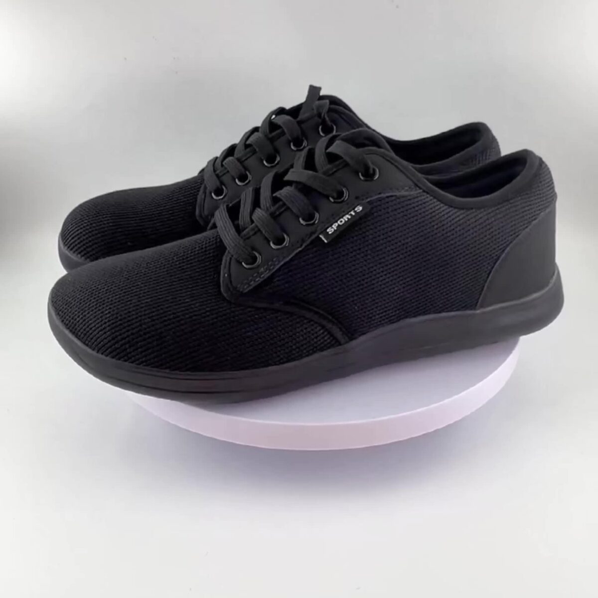 Newness Effortless Stride Wide Fit Sneakers in white showcasing the comfortable design and stylish look Perfect for all day wear
