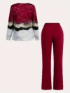 Model showcasing the Newness Chic City Tie Dye Two Piece Set a stylish and comfortable tie dye top and bottom set perfect for various occasions