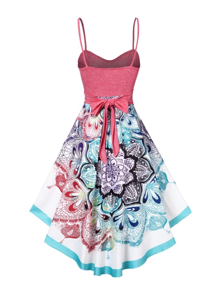 Effortlessly chic Newness Casablanca Floral Print Dress in soft polyester, perfect for summer. Model wears size small.