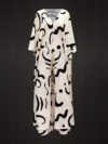 The Newness Casablanca Abstract Print Suit a chic modern two piece set perfect for any occasion Showcasing a stylish abstract print