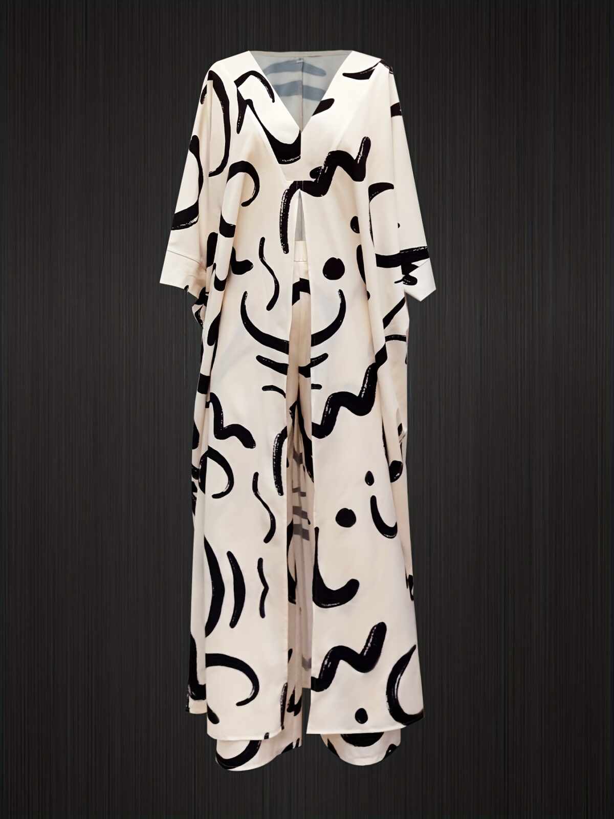 The Newness Casablanca Abstract Print Suit a chic modern two piece set perfect for any occasion Showcasing a stylish abstract print
