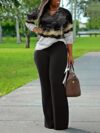 Model showcasing the Newness Chic City Tie Dye Two Piece Set a stylish and comfortable tie dye top and bottom set perfect for various occasions