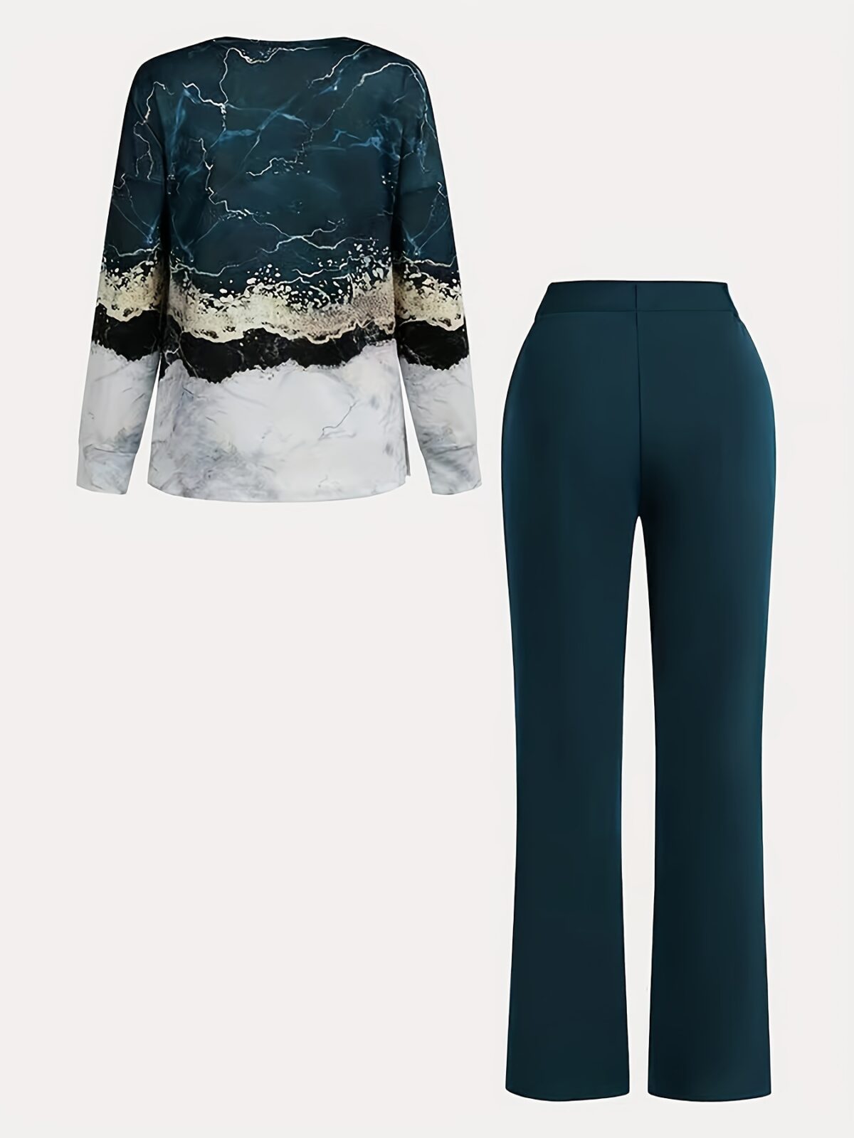 Model showcasing the Newness Chic City Tie Dye Two Piece Set a stylish and comfortable tie dye top and bottom set perfect for various occasions