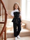 Girls Chic Palazzo Pants Set in stylish comfortable fabric perfect for any occasion