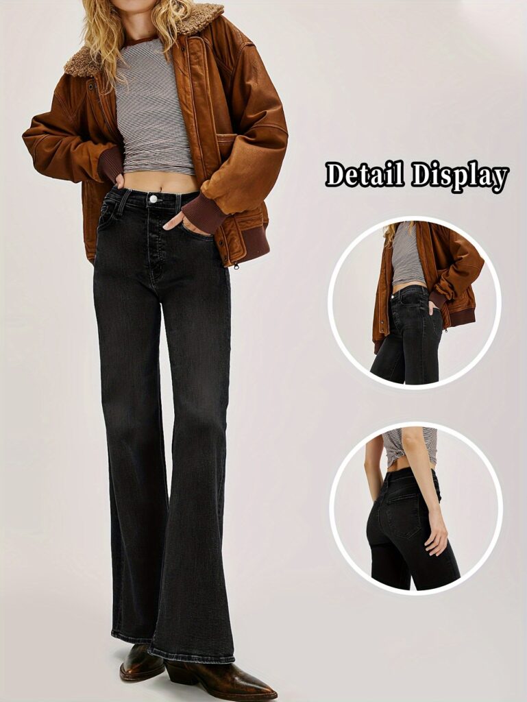 Newness Sculpt & Flare High Stretch Flared Jeans: Flattering fit, high stretch denim in a stylish flared silhouette.