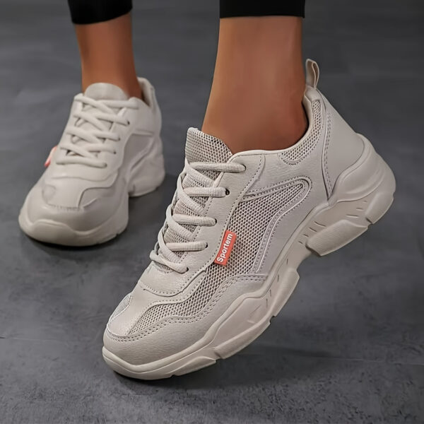 Newness Womens Effortless Style Mesh Sneakers Breathable stylish mesh sneakers for women showcasing modern design and comfort