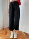 Newness Effortless Chic Wide Leg Jeans Flattering wide leg silhouette in premium denim Model wearing jeans