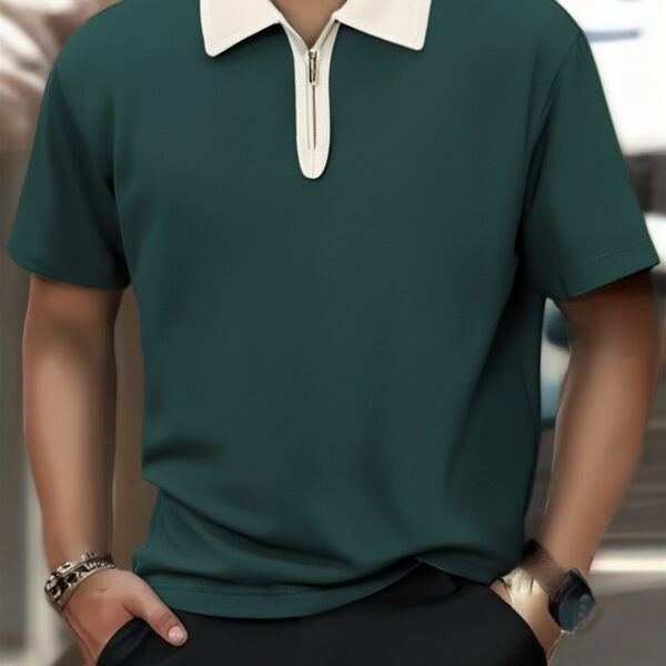 Summer Breeze Men's Polo Shirt: A lightweight, breathable, stylish summer polo shirt for men, perfect for the office, golf, or casual outings.