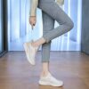 Newness Cloud Comfort Womens White Sneakers Breathable fabric EVA insole and durable rubber sole for all day comfort