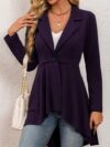 Timeless Chic Womens Elegant Long Sleeve Blazer in a flattering fit perfect for spring and fall