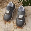 Stylish and comfortable ActiveAce Kids low top sneakers in blue with a geometric pattern perfect for boys and girls