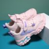 Stylish and comfortable Active Kicks Girls casual sneakers in a solid color with letter print perfect for active girls