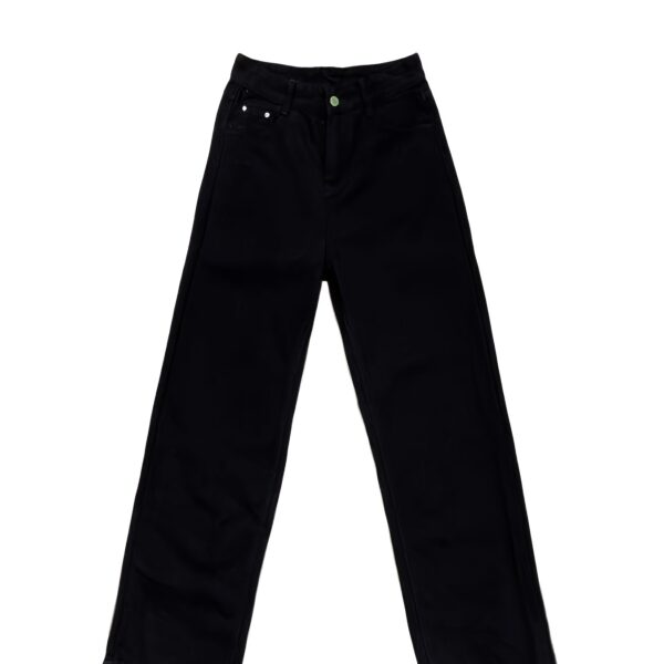 Newness Effortless Chic Wide Leg Jeans Flattering wide leg silhouette in premium denim Model wearing jeans