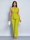 The Newness Cairo Elegant Two Piece Set Effortless chic meets modern elegance in a stunning two piece outfit perfect for spring and beyond