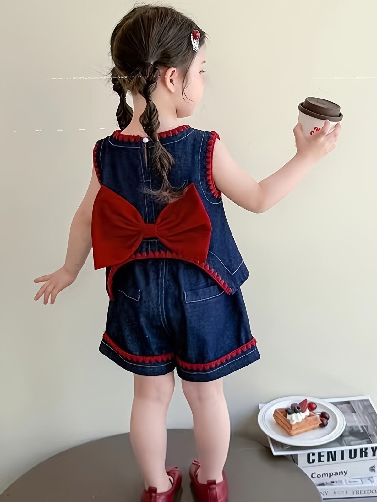Newness girls chic bow shorts in summery colors Comfortable and stylish fit