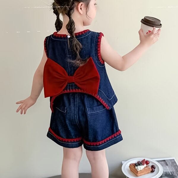 Newness girls chic bow shorts in summery colors Comfortable and stylish fit