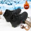Newness Nordic Trek Plush Winter Sneakers in detail showcasing plush lining and colorful accents Perfect for staying cozy and stylish all day long