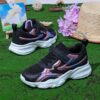 Girls iridescent sequin shoes featuring a comfortable MD sole and hook and loop closure Perfect for everyday wear