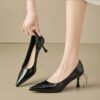 Newness Milan Pointed Stiletto Heels Elevate your style with these comfortable and confident pointed toe stiletto heels a wardrobe essential
