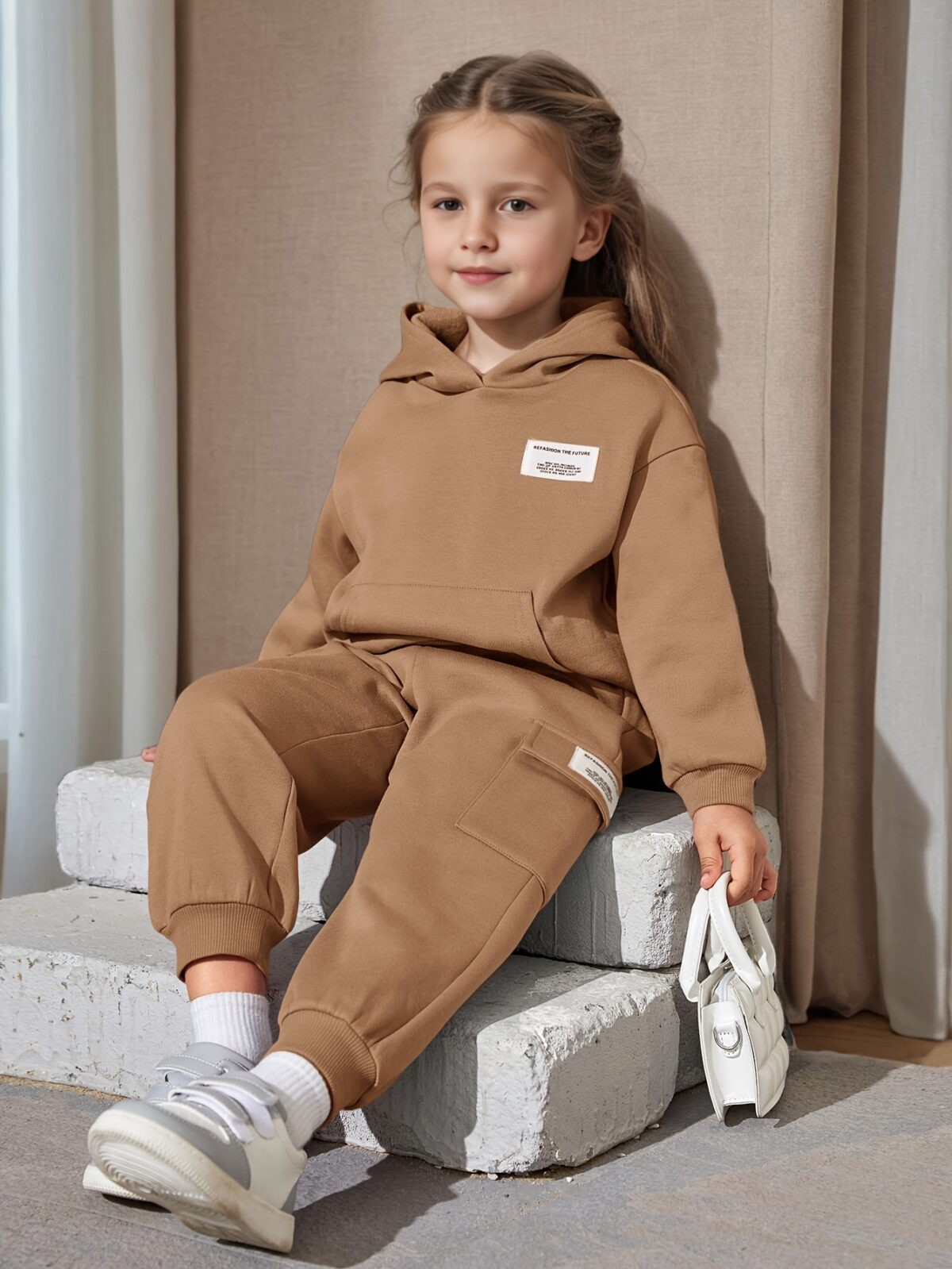 Girls Cozy Comfort Winter Sweatshirt Set   Newness A warm and stylish set perfect for cooler weather
