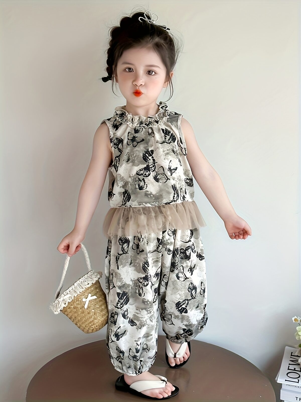 Whimsical Wanderlust Animal Print Set by Newness A stylish two piece outfit featuring an animal print ideal for summer adventures