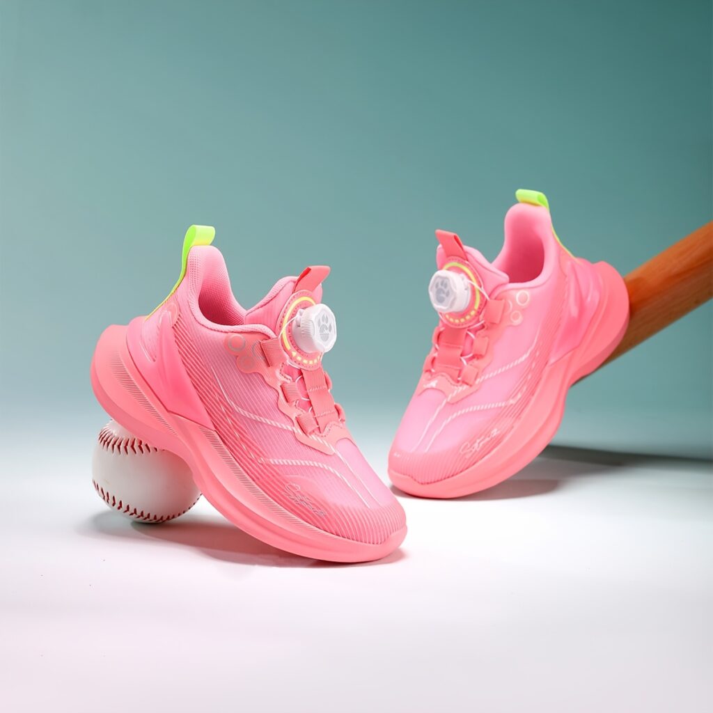 Adorable Summer Breeze Girls' EVA Buckle Shoes in pink, showcasing their comfortable design, soft fabric lining, durable EVA sole, and secure buckle closure. Perfect for summer adventures!