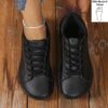 Newness Cloud Comfort Wide Fit Sneakers White sneakers with breathable lining and EVA sole showcasing their wide fit design for ultimate comfort