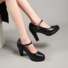 Newness Dubai Nights Pink Block Heels Elevate your style with these vibrant comfortable pink block heels perfect for any season